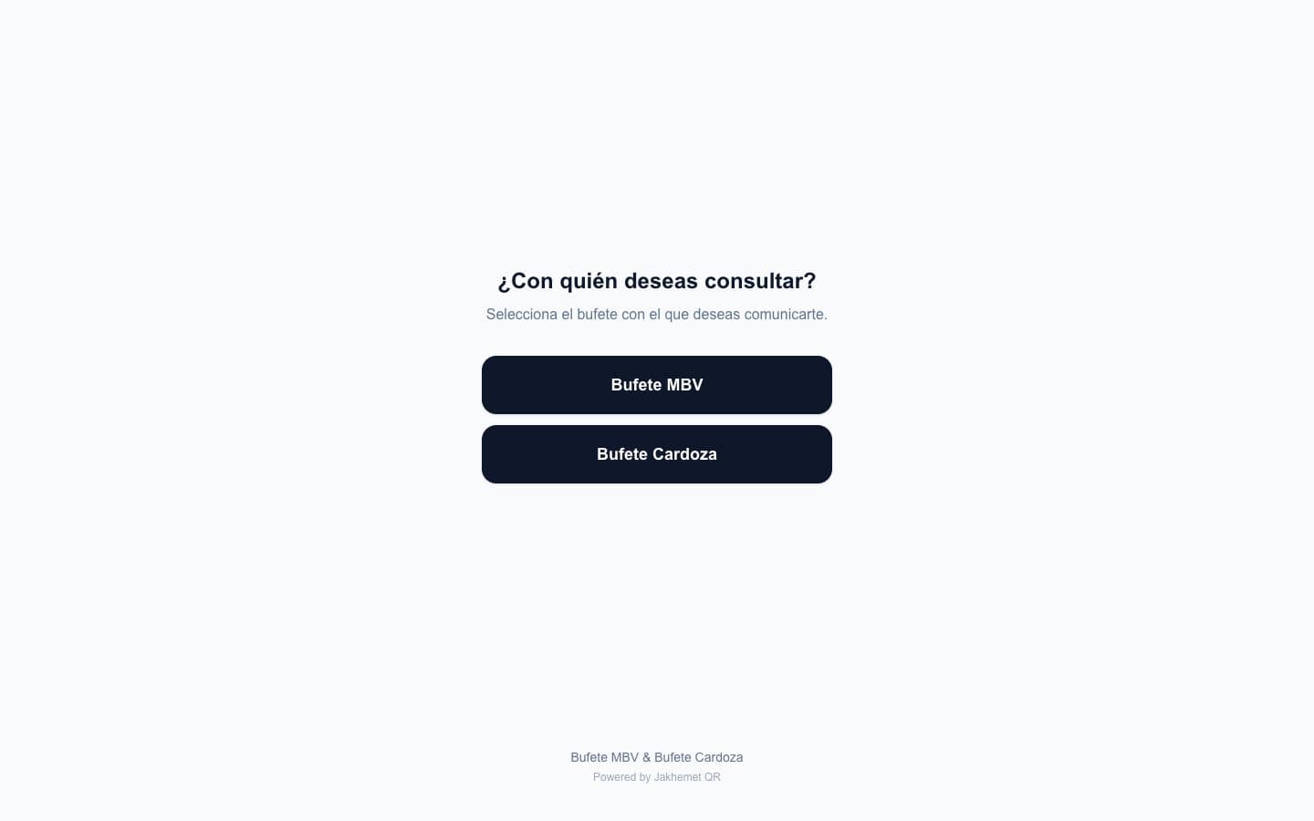 Captura del sitio web de Jakhemet QR