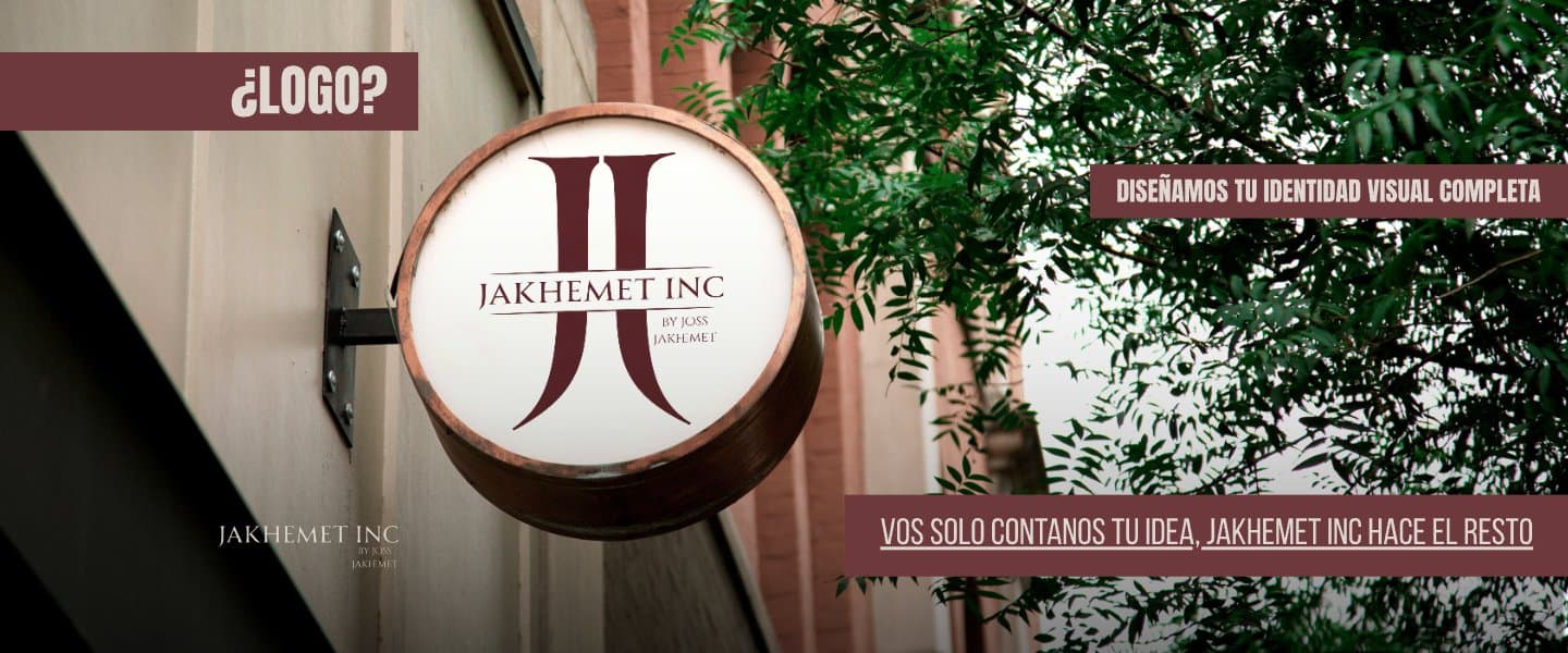 ¿Logo? Diseñamos tu identidad visual completa — Jakhemet Inc.